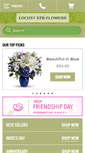 Mobile Screenshot of locuststrflowers.com